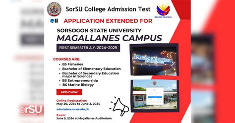 sorsu admission|SORSOGON STATE U OPENS APPLICATION FOR .